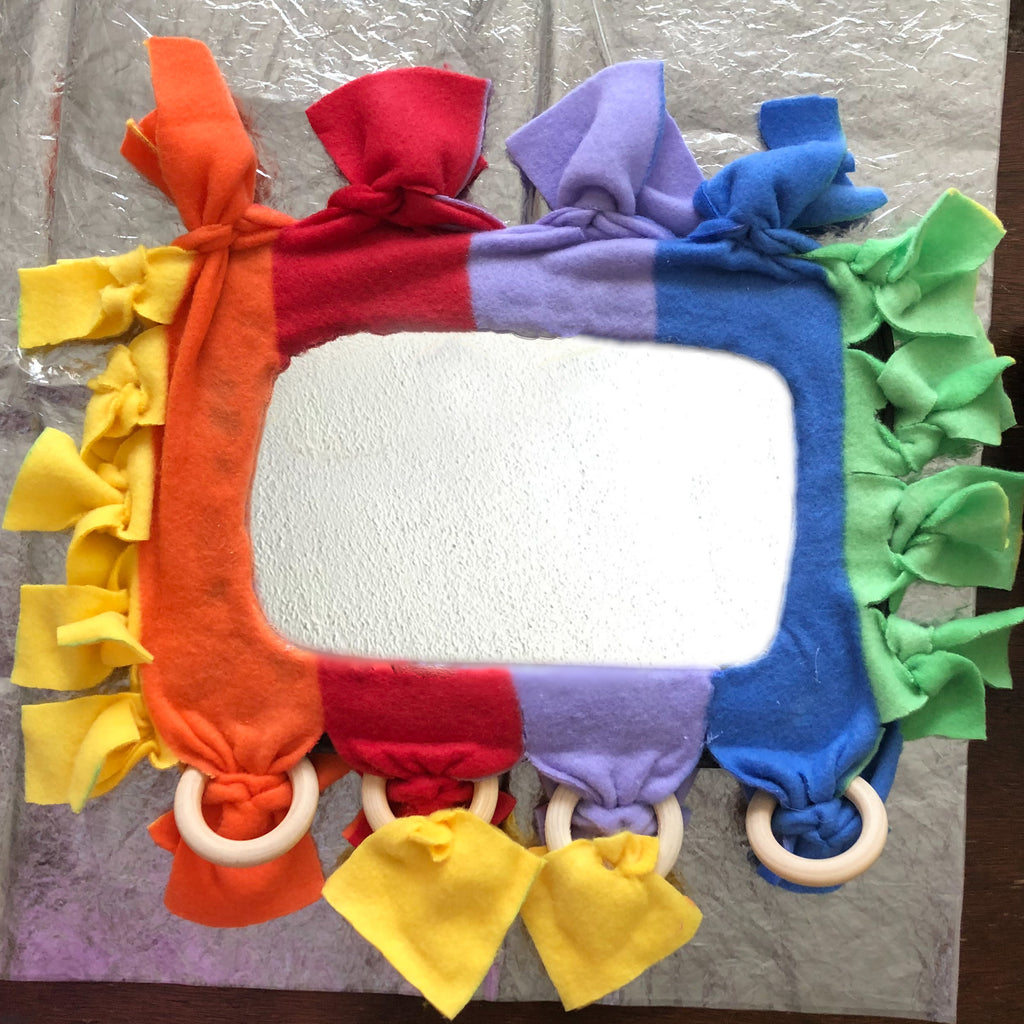 Crafting Your Upcycled Baby Mirror