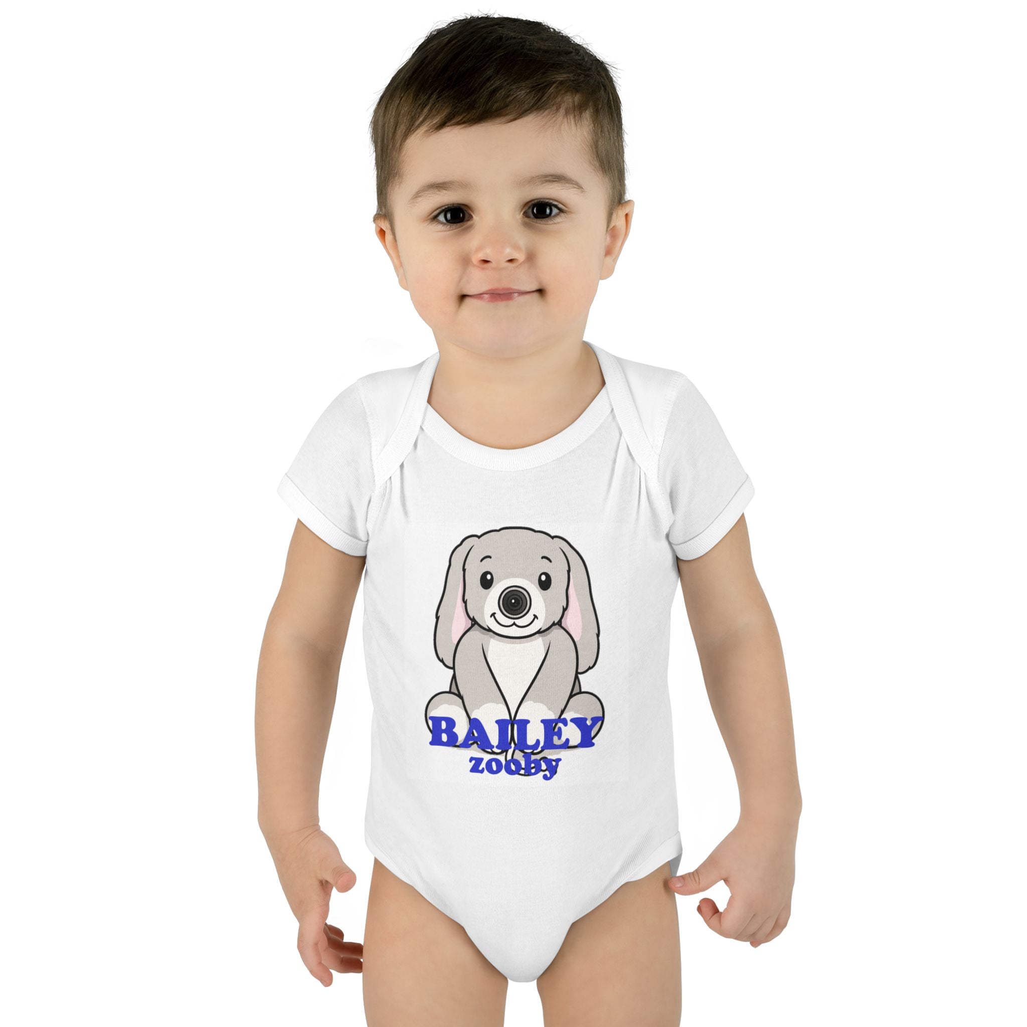 Infant Baby Rib Bodysuit Bailey Bunny