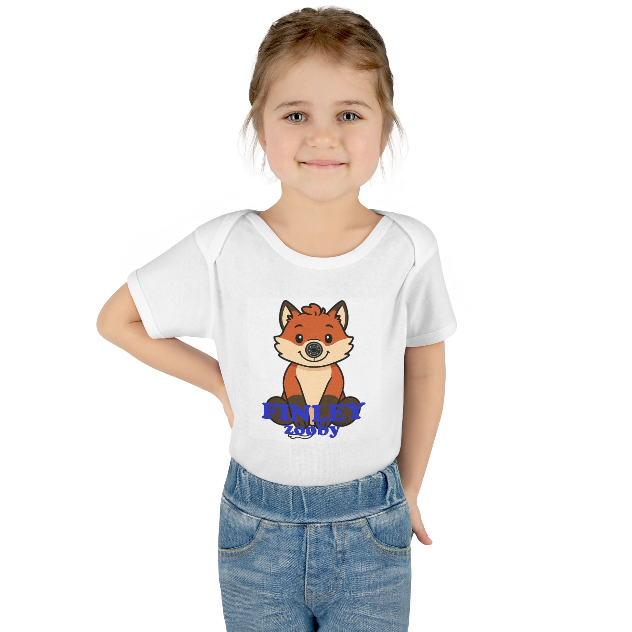 Infant Baby Rib Bodysuit Finley Fox