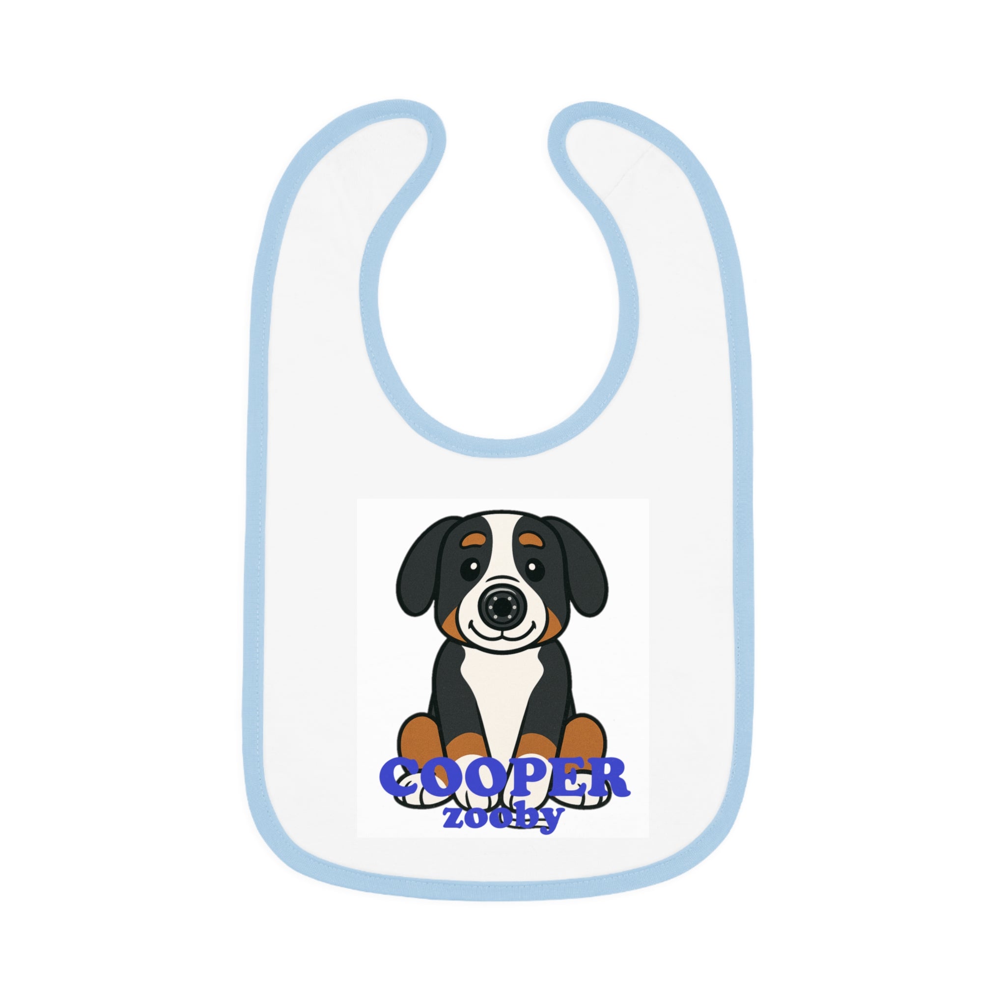 Baby Contrast Trim Jersey Bib Cooper Canine