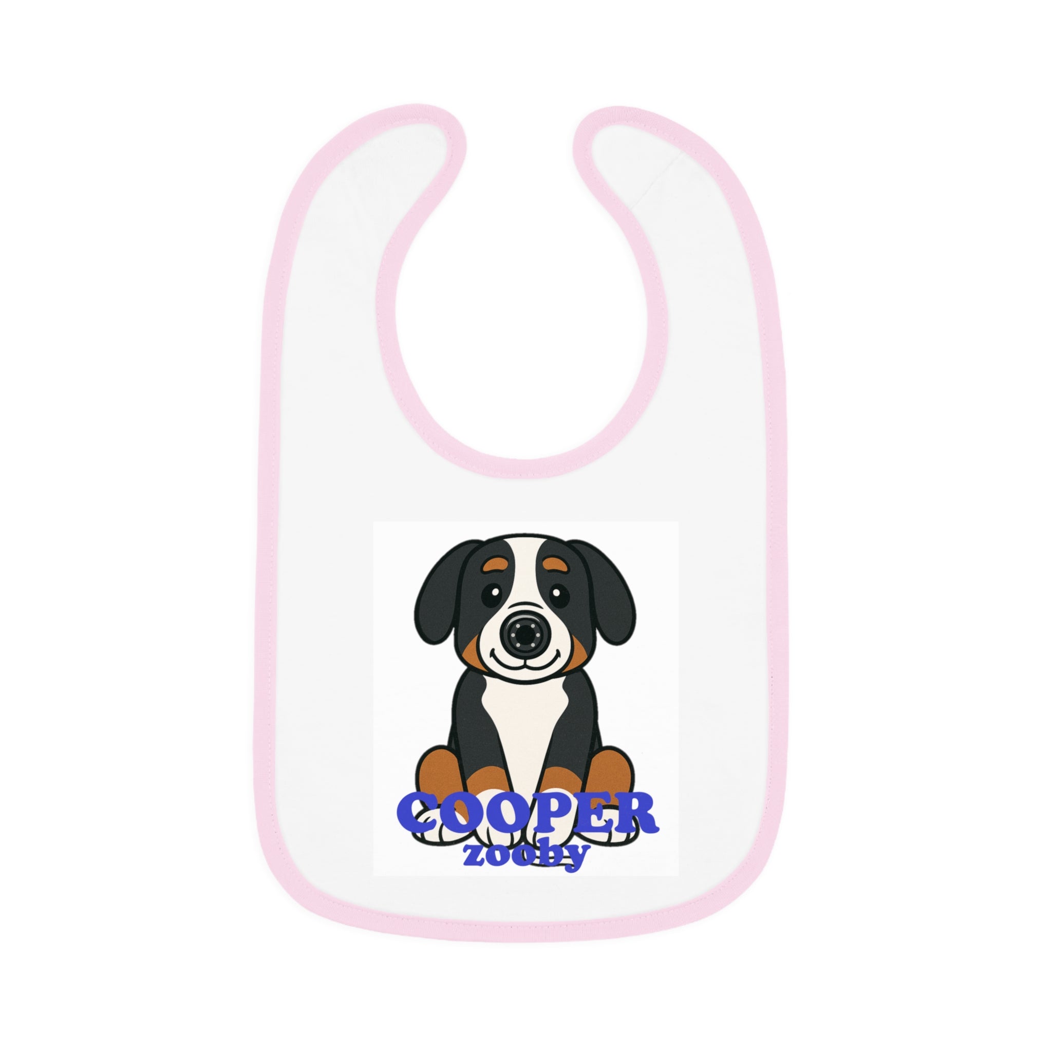 Baby Contrast Trim Jersey Bib Cooper Canine