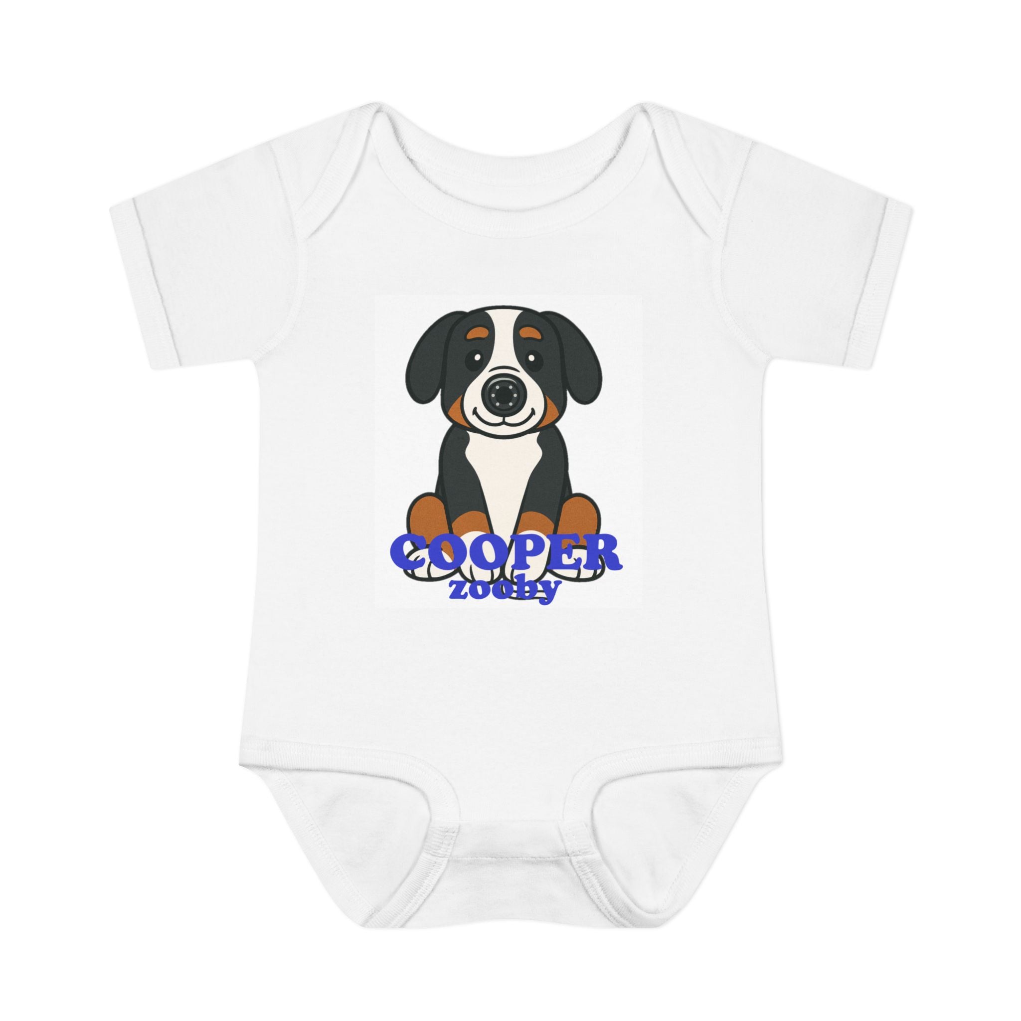 Infant Baby Rib Bodysuit Cooper Canine