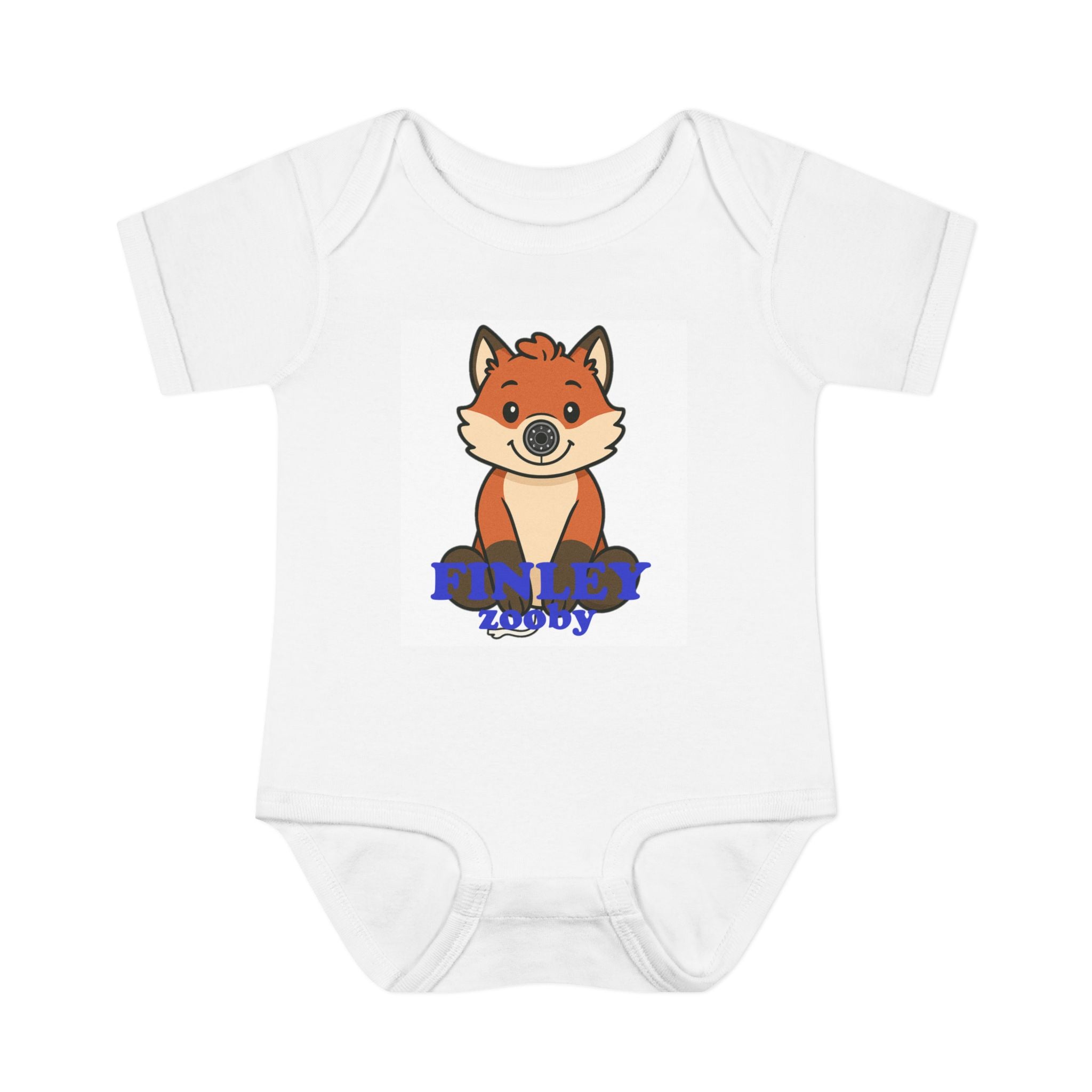 Infant Baby Rib Bodysuit Finley Fox