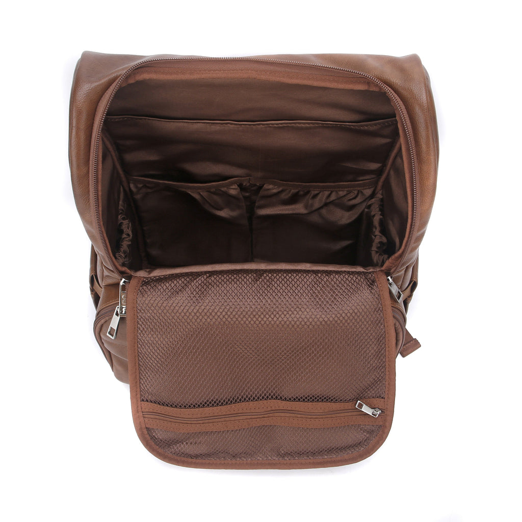 Citi Navigator Diaper Bag – Saddle Brown by Citi Collective - infanttech
