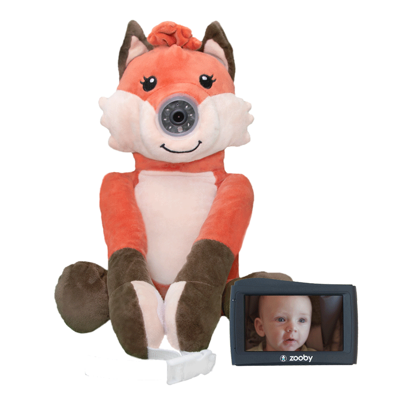 Zooby | Finley Fox |  plush baby monitor car camera