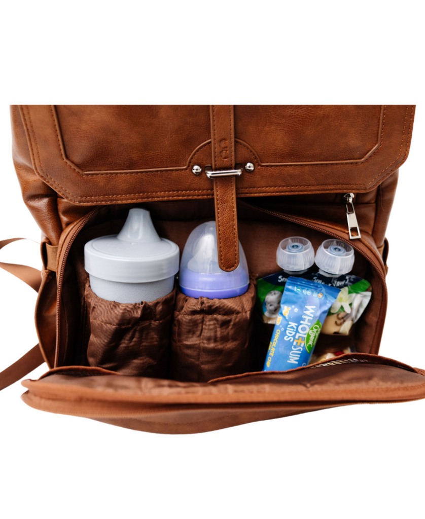 Citi Navigator Diaper Bag – Saddle Brown by Citi Collective - infanttech