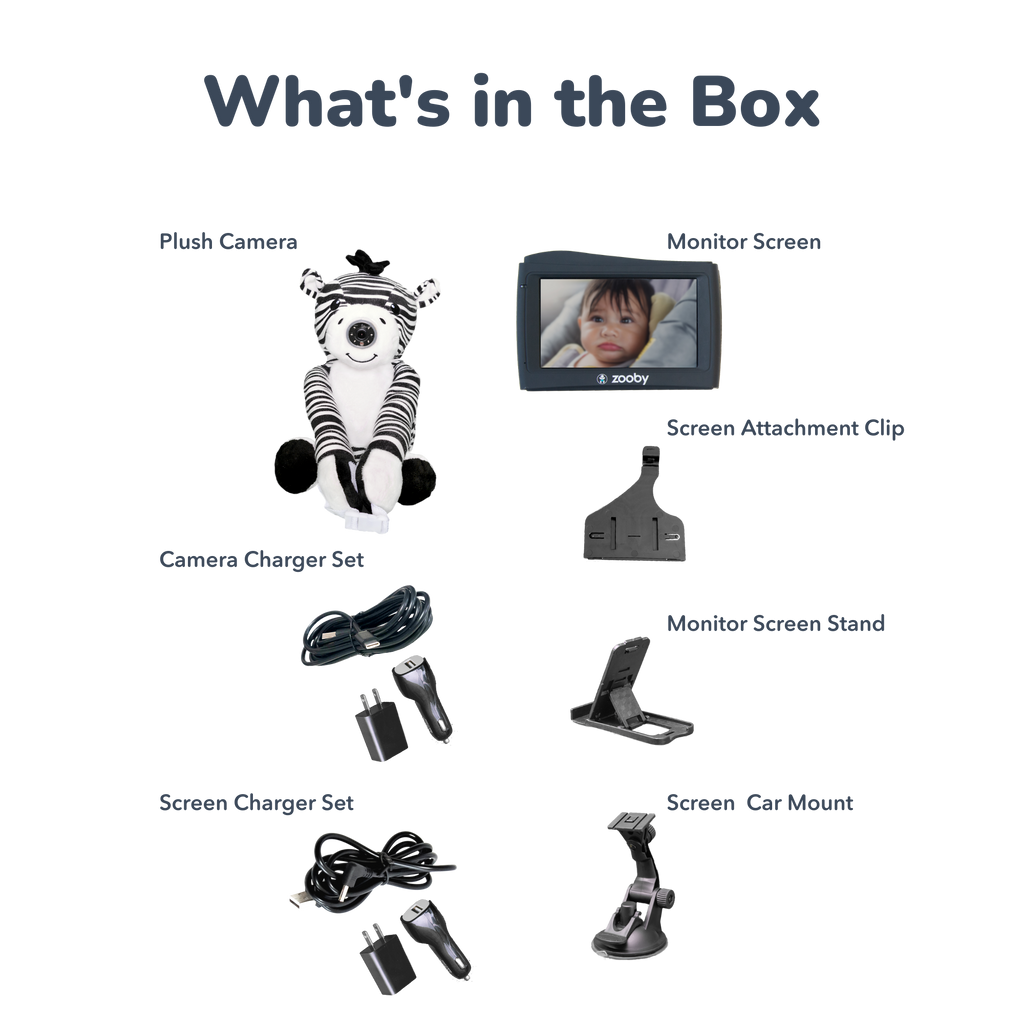 zooby® Baby Monitor | Ziggy Zebra - infanttech